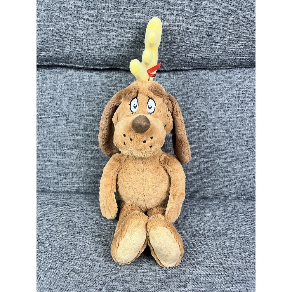 Dr. Seuss How The Grinch Stole Christmas MAX THE DOG Plush Aurora 22" Aurora GUC